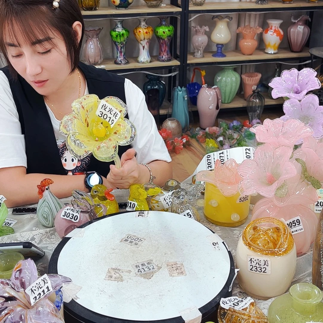 3019夜光不完美 家悦琉璃工艺品不完美