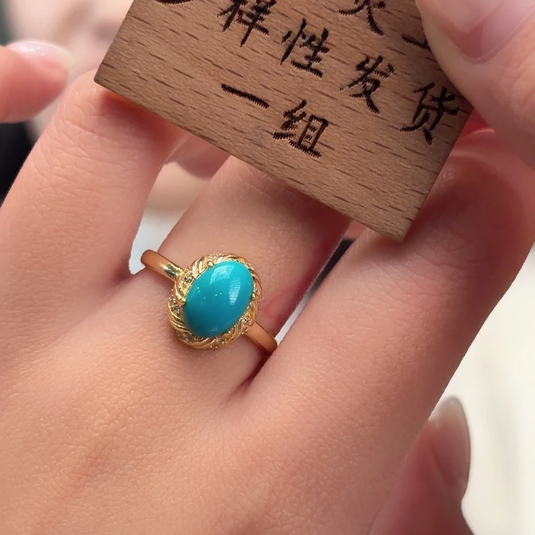 绿松石银S925镶嵌颈饰