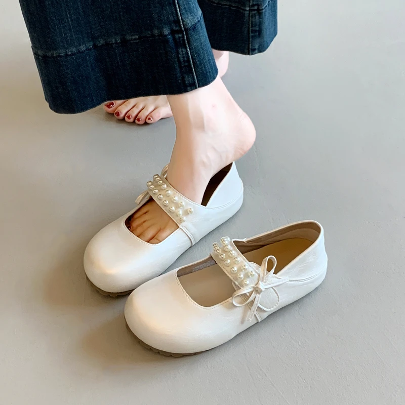 勃肯浅口单鞋女绝美法式晚风玛丽珍鞋子2025夏季新款厚底增高两穿