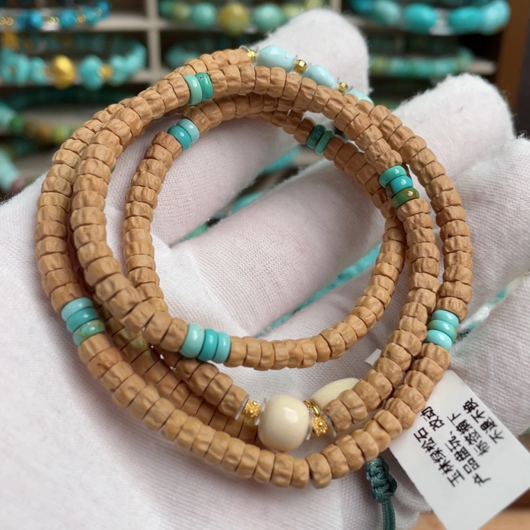 绿松石未镶嵌设计款多圈卡5