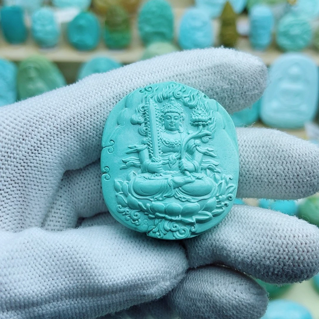 绿松石未镶嵌珠宝奇石