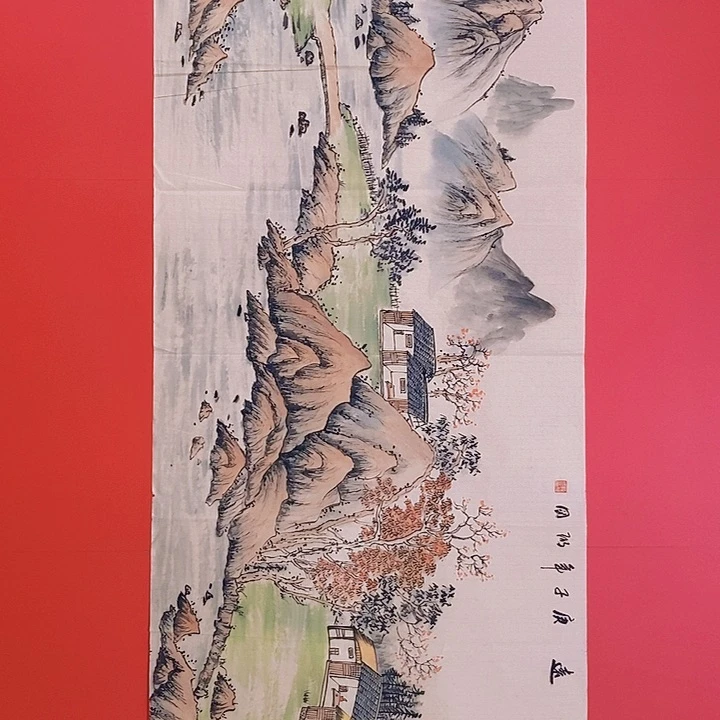 国画山水花鸟字画书画国画