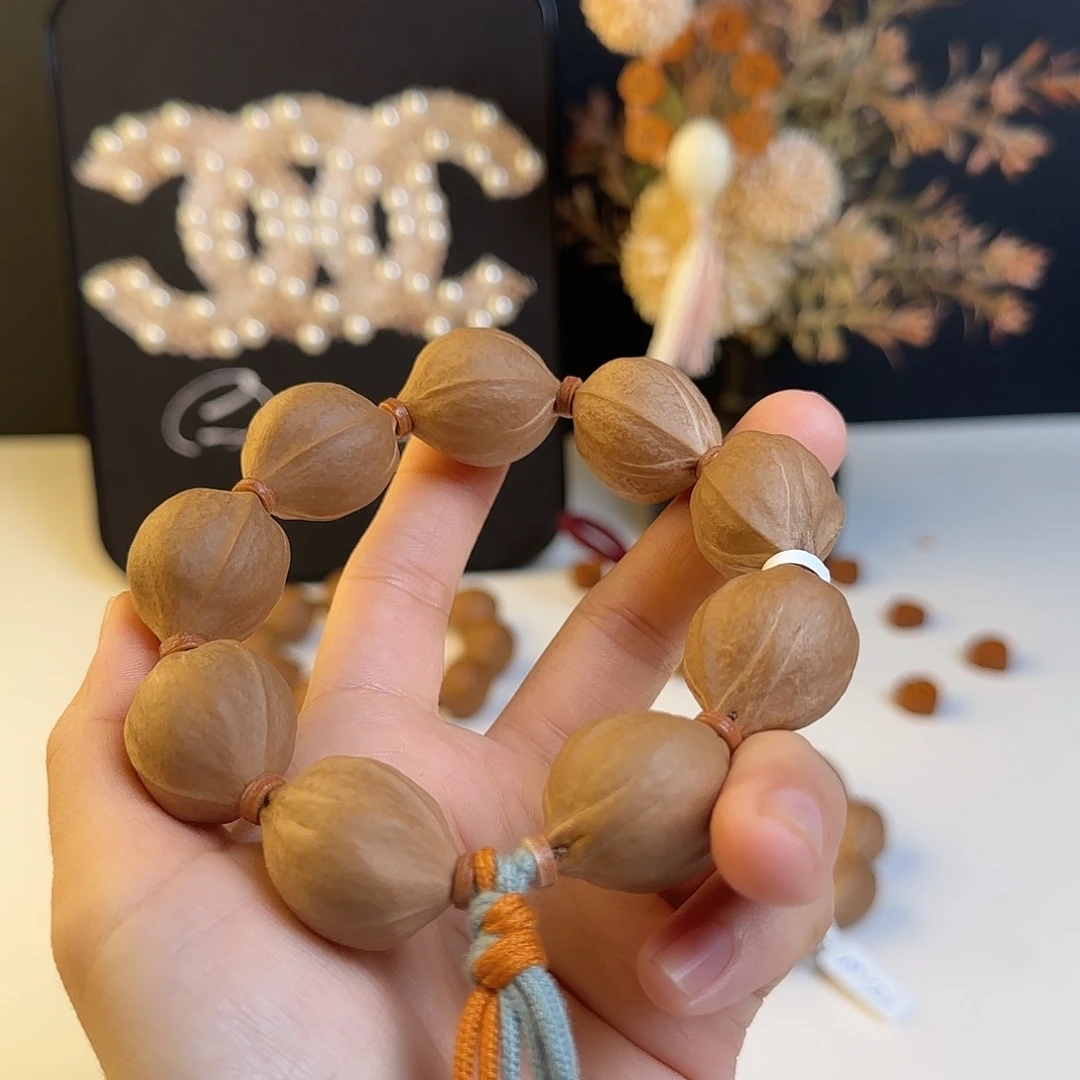 西***里橄榄核手串原生态梅林铁核