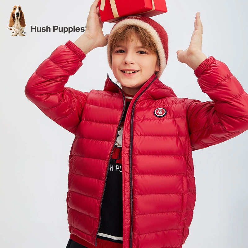 暇步士童装冬新款羽绒服儿童轻量保暖羽绒服外套