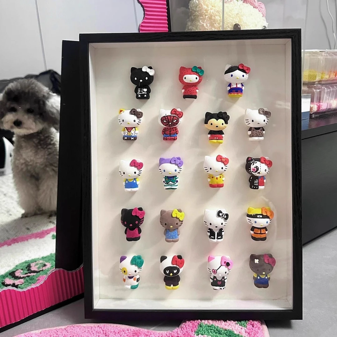 helloKitty石膏涂色儿童彩绘石膏娃娃kitty猫礼物小摆件
