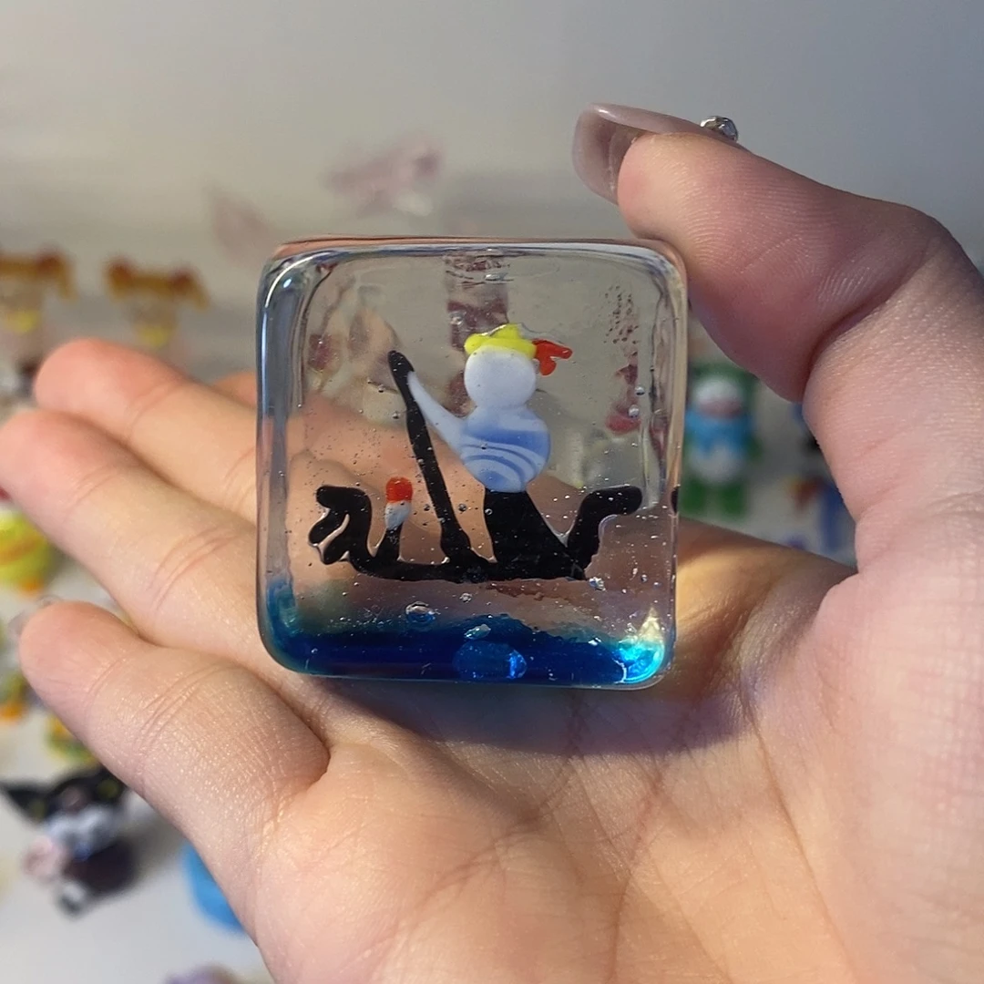 手工艺品琉璃划龙舟冰块