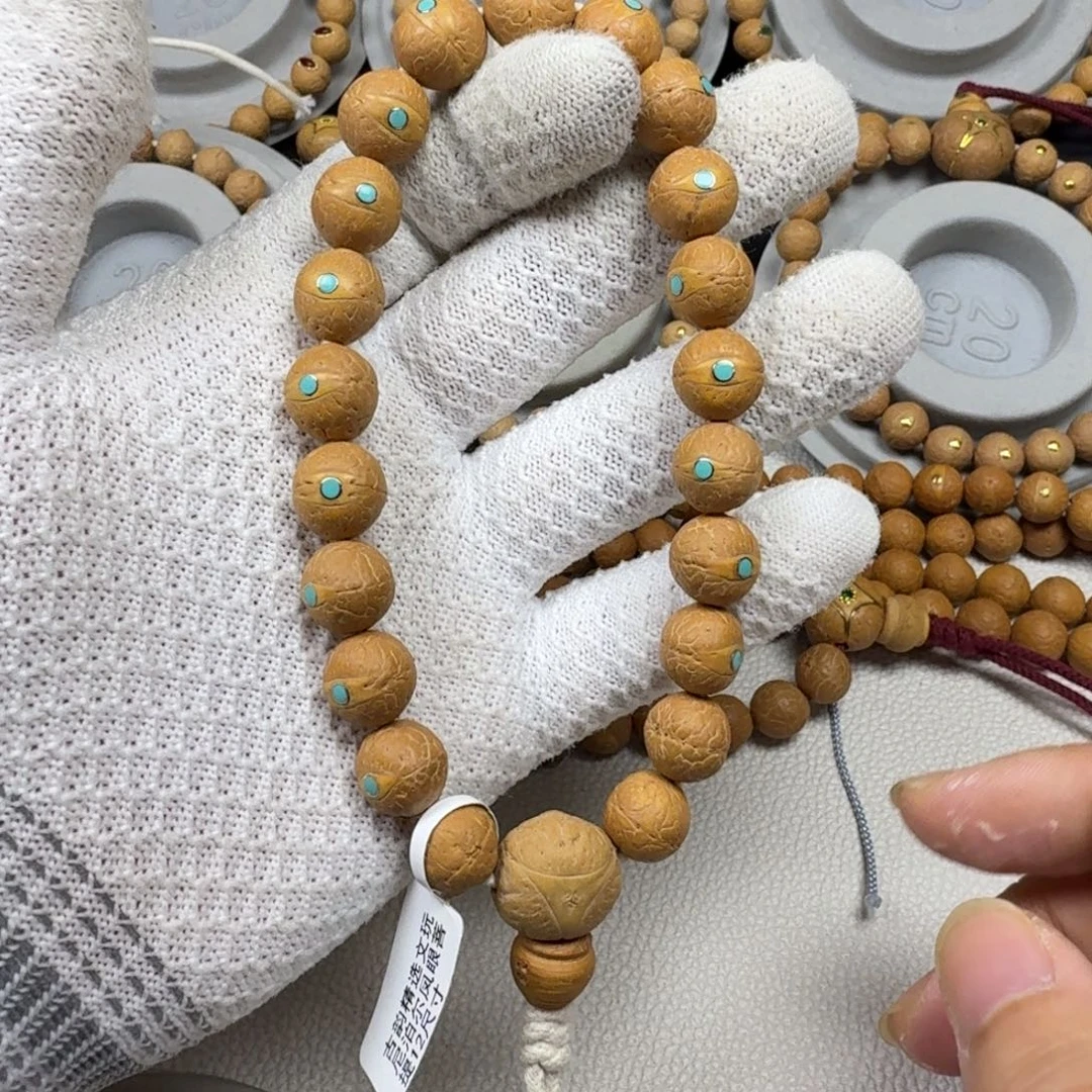 凤眼菩提吊坠12mm凤眼手串蓝钉