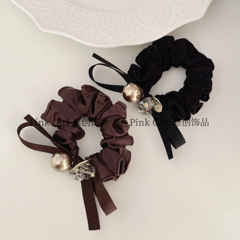 Pink Girl  Q522简约百搭气质发圈优雅小香风发绳发饰