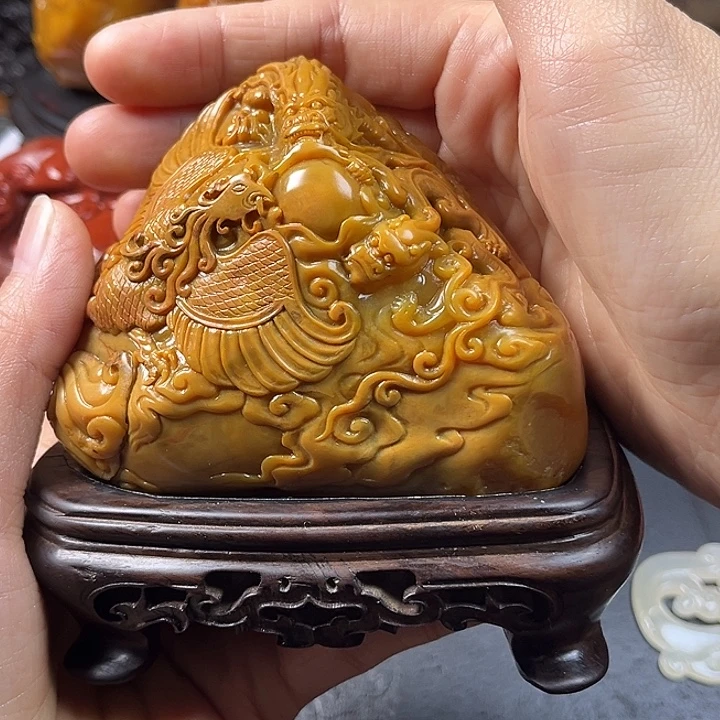 大***的寿山石精品摆件摆件