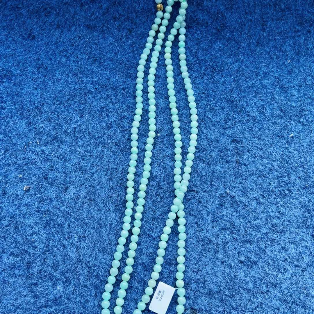 翡翠未镶嵌颈饰珠链