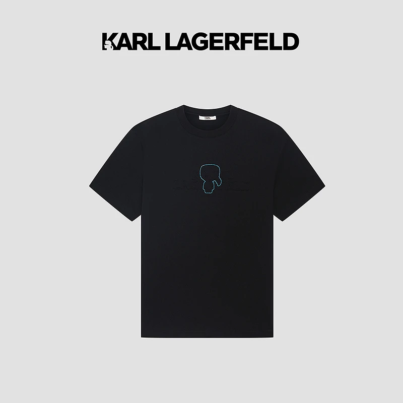 【官方男装】KARL LAGERFELDd卡尔拉格斐夏季新款T恤1K1E30602369
