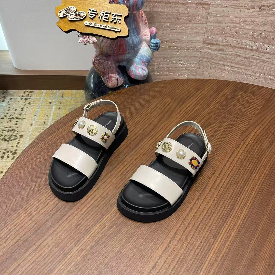 【与然良品】588-5爆款百搭时尚休闲凉鞋