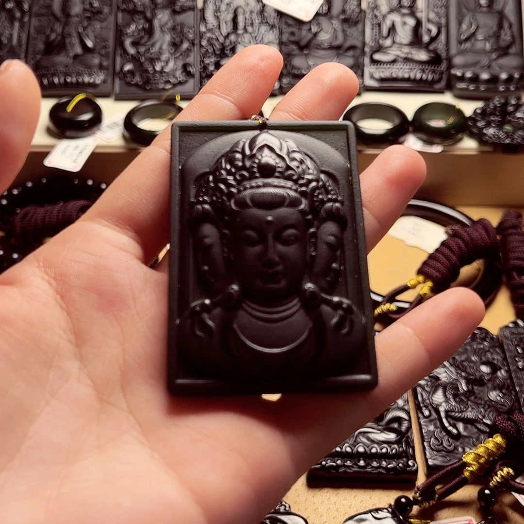 天然缅料Ａ货三面佛A232