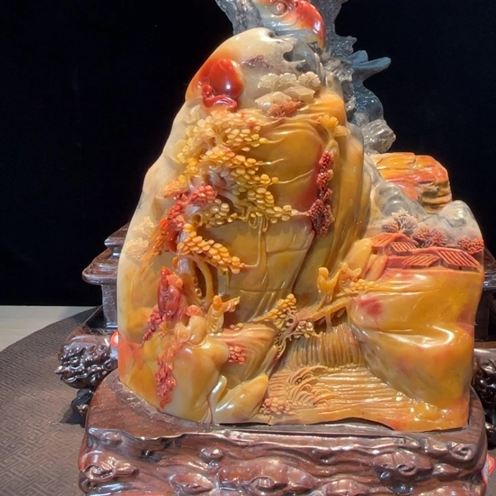 寿山石于****）寿山石摆件