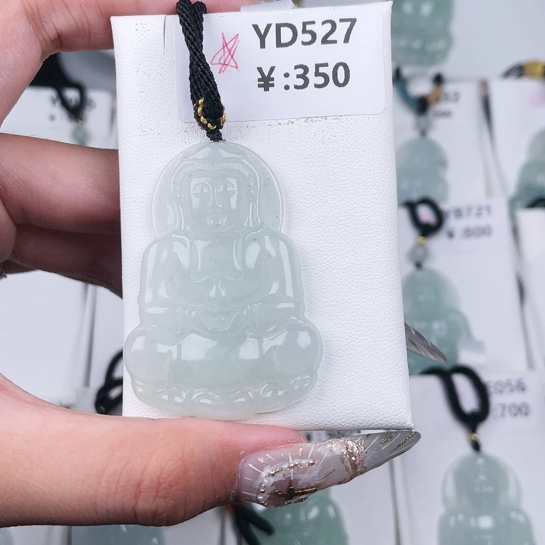 翡翠未镶嵌颈饰YD527