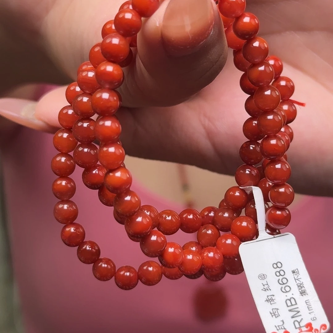 未镶嵌手串南红玛瑙