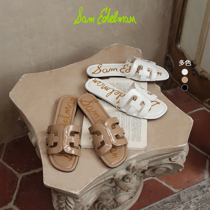 【黎你很近】SAM EDELMAN2025新款休闲度假风沙滩一字拖凉拖鞋女BAY