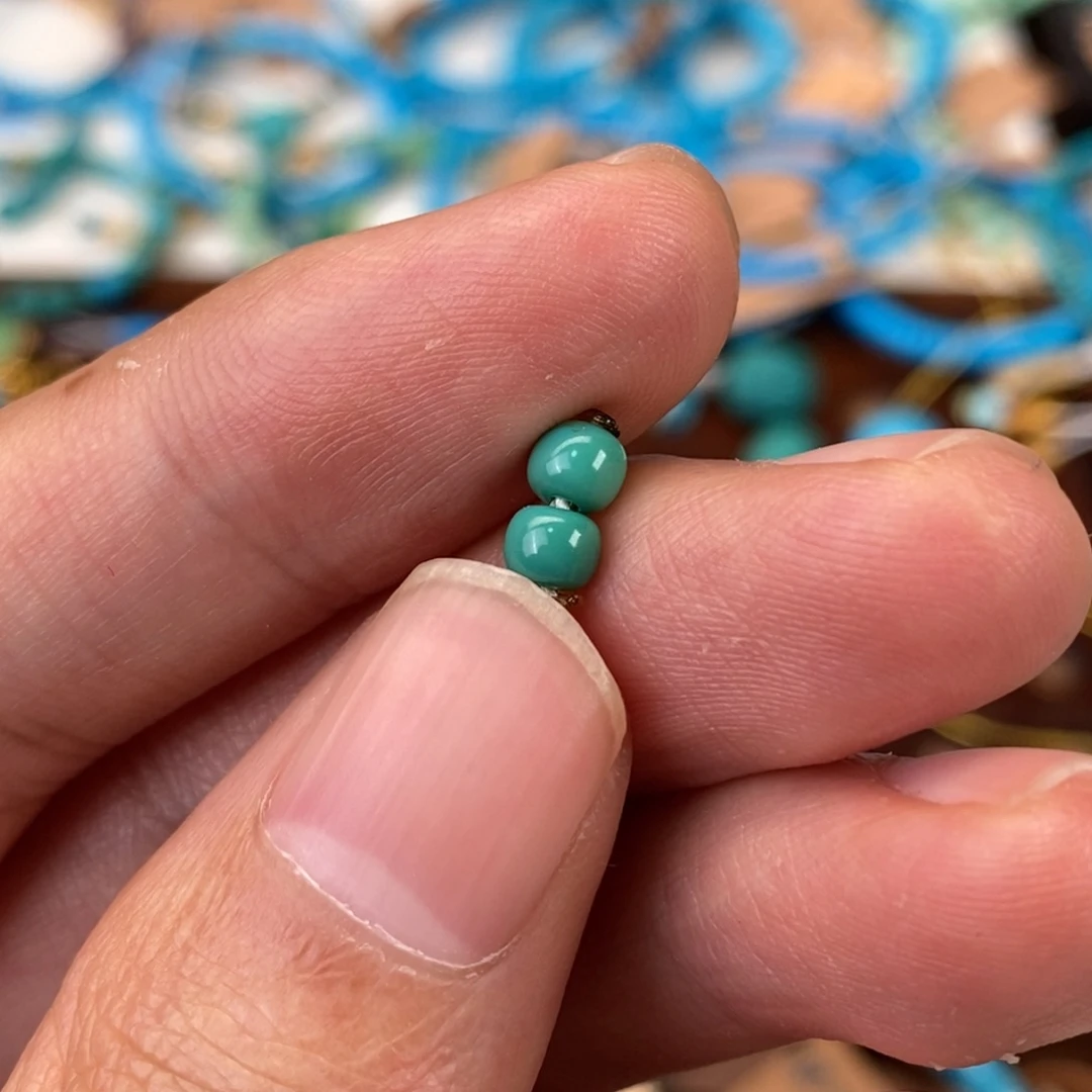 绿松石未镶嵌直切