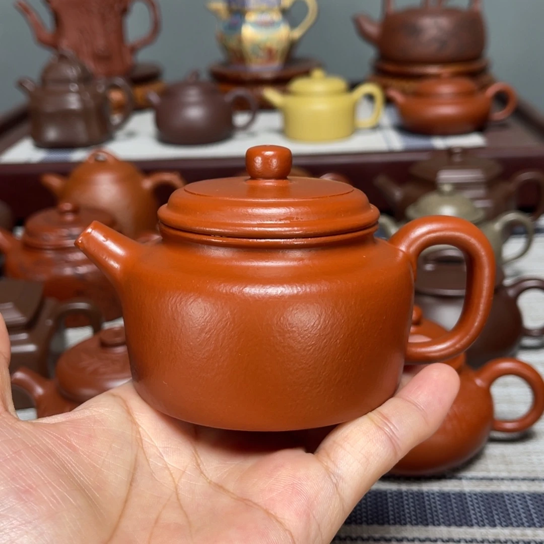 茶壶紫砂全手工制作160cc
