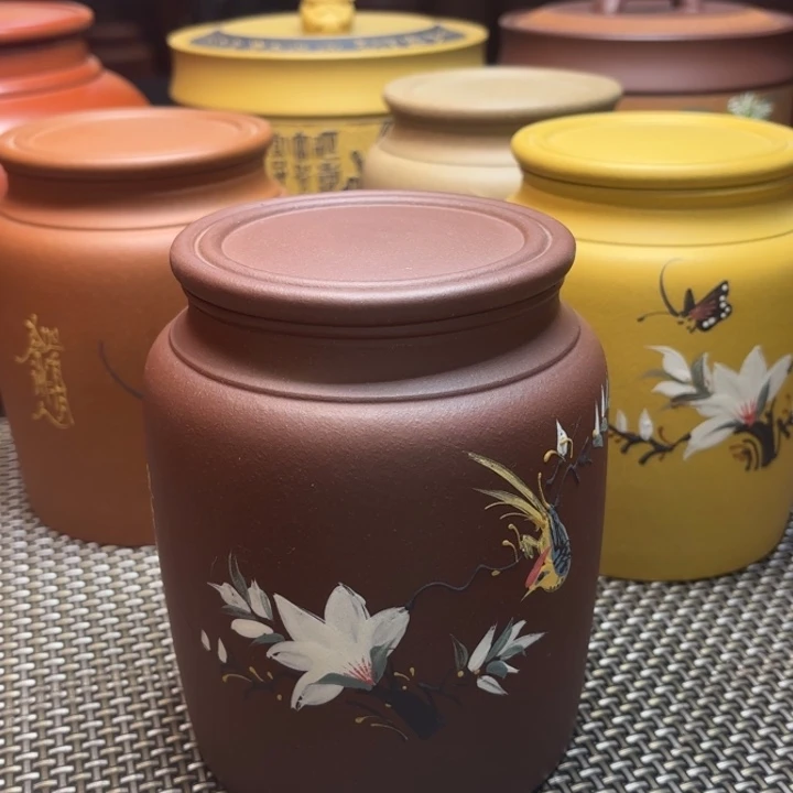 紫砂茶叶罐中高端紫砂茶叶罐