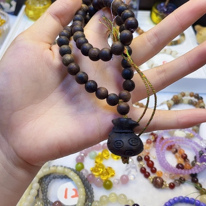 石英石铁合金手串