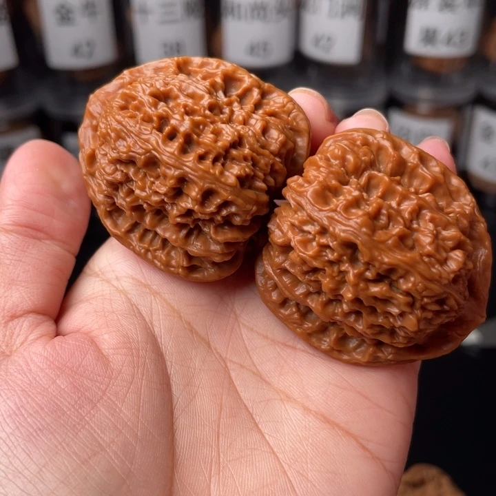 小***棠把件文玩核桃42南将石