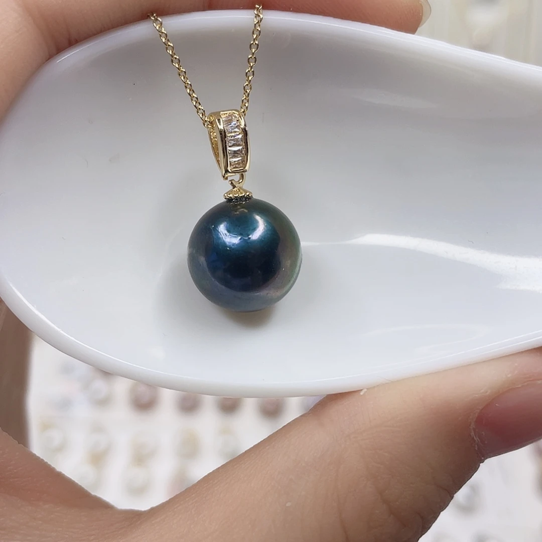 淡水珍珠吊坠(赠链)合金