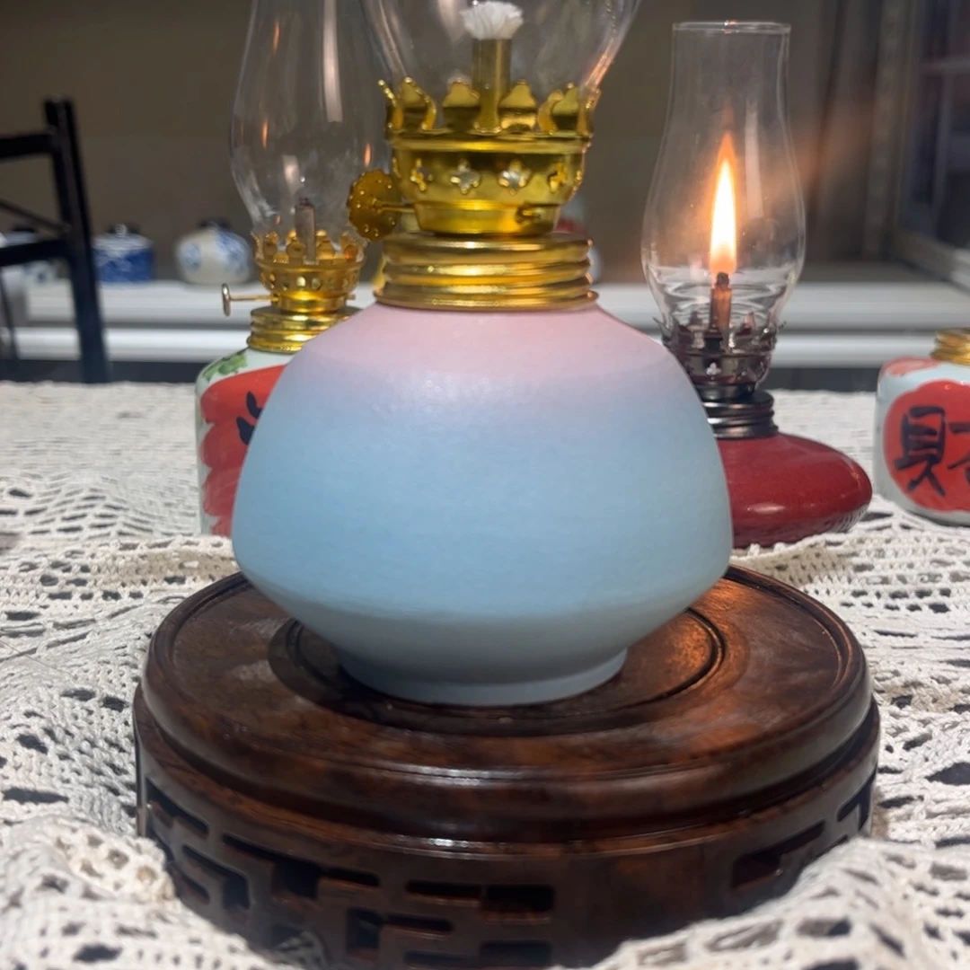 摆件景德镇陶瓷香薰灯