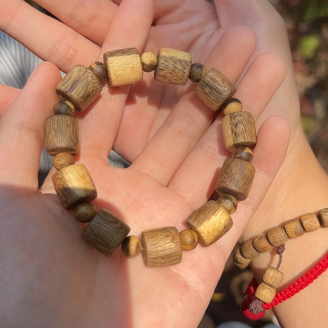 沉香手串桶珠多样性发货一条11克➕卡1.2➕