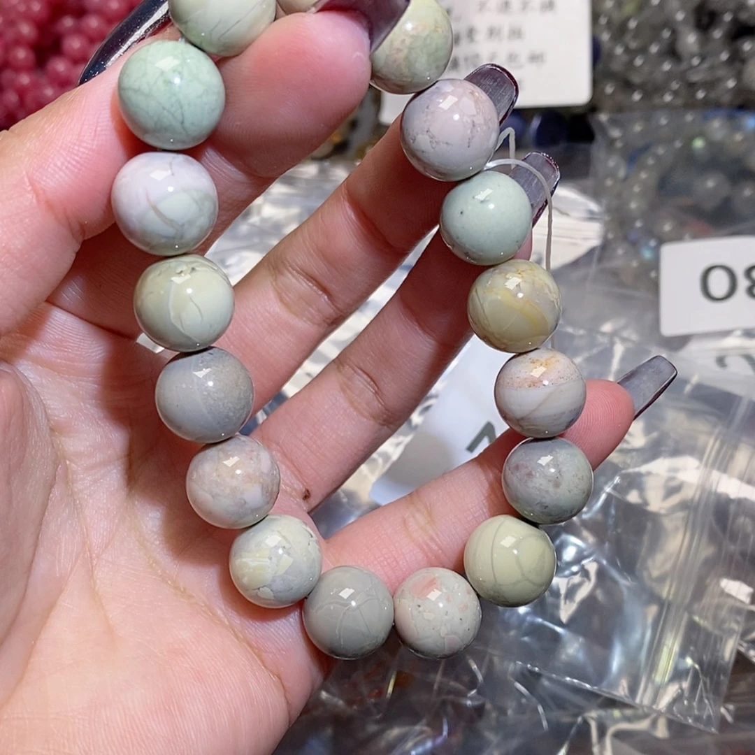 【闪购商品】水晶手链银S925镶嵌阿拉善024