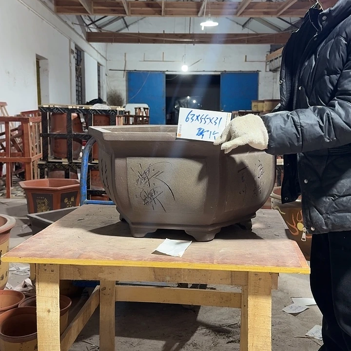 紫砂花盆紫砂花盆