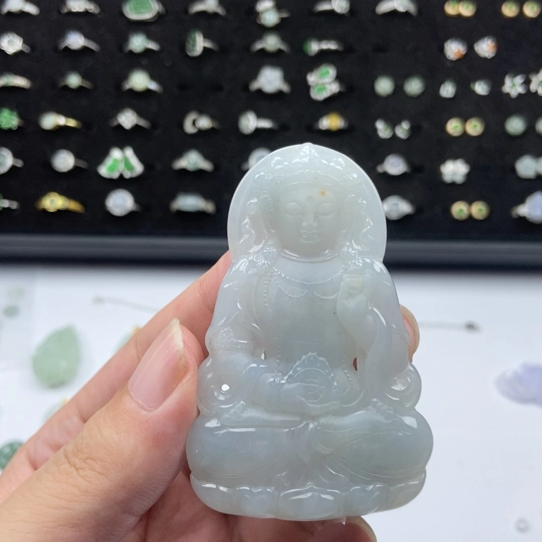 翡翠未镶嵌颈饰0000000011