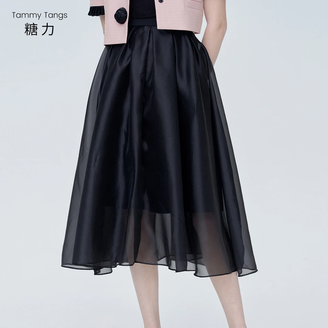 【旗舰店专属】糖力中长款半身裙女