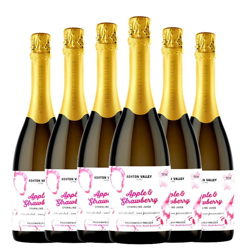 艾希顿果园苹果草莓樱桃芒果无醇起泡酒 澳洲原装进口高端饮品