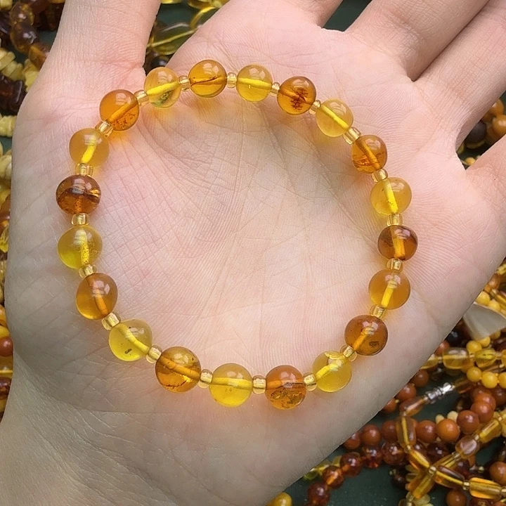 琥珀未镶嵌珠宝奇石