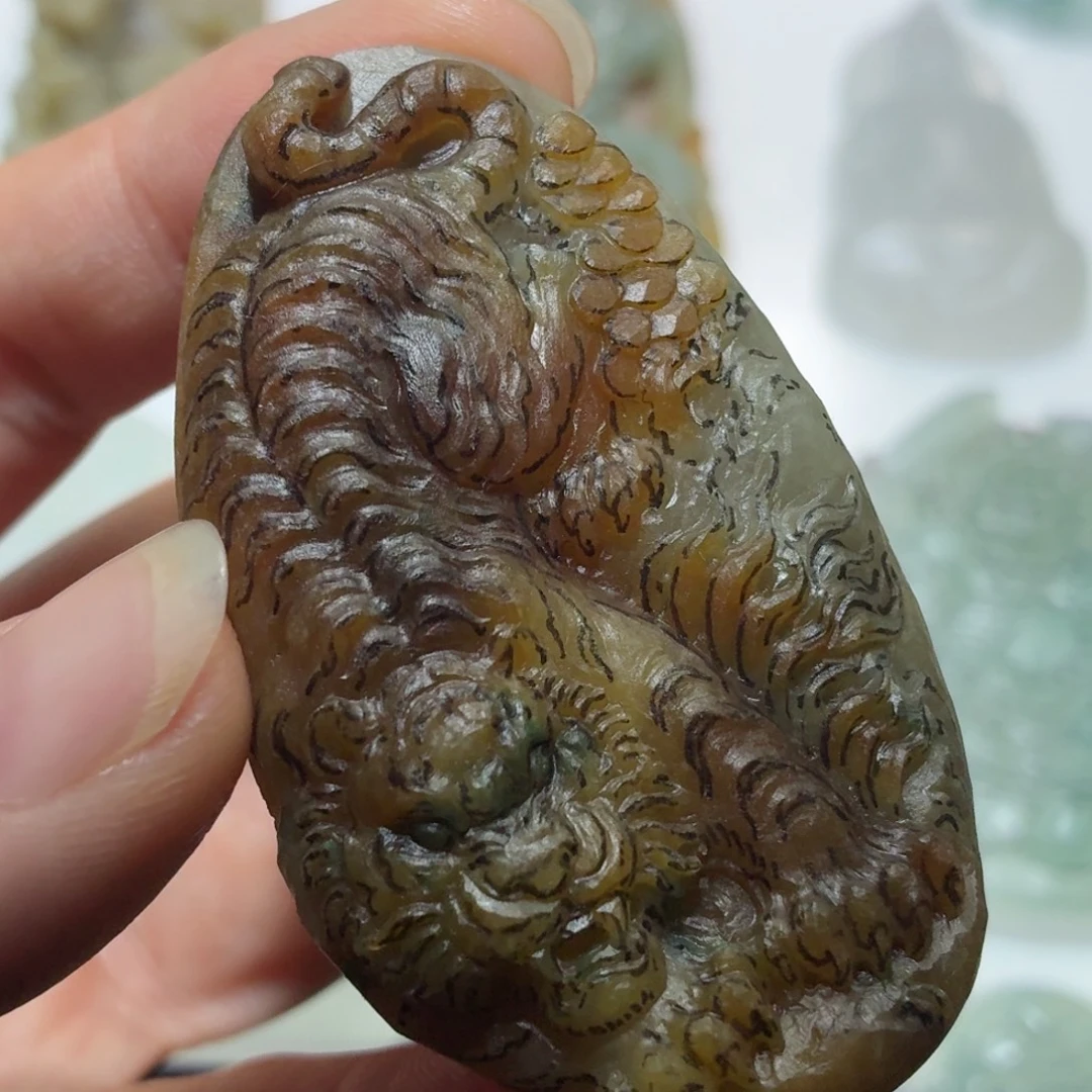 定制翡翠未镶嵌毛货