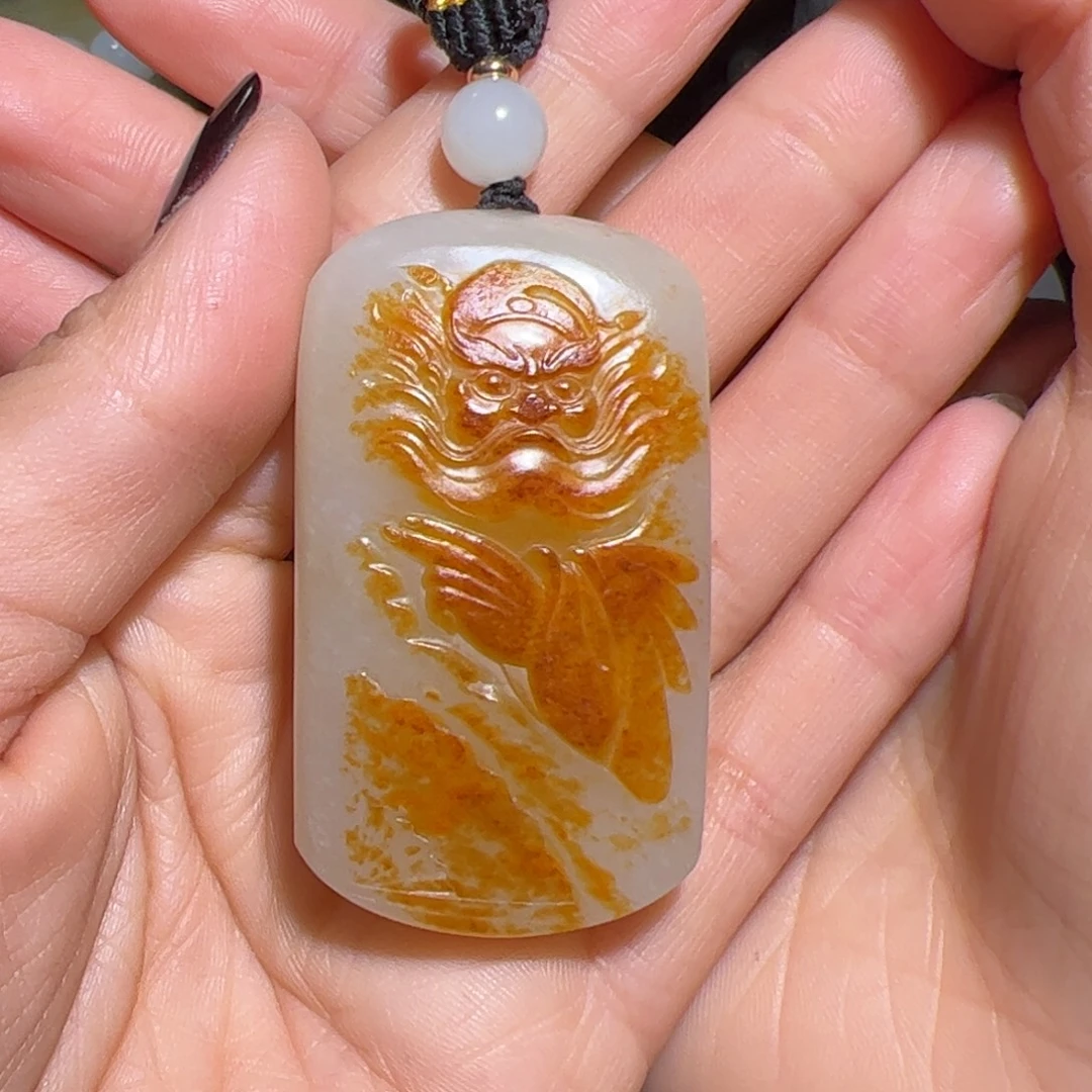 @***雪和田玉（子料）未镶嵌颈饰