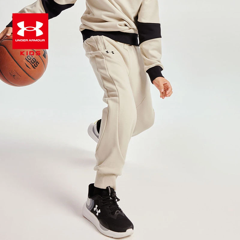 【针织】Under Armour/安德玛儿童秋冬加厚百搭保暖运动长裤2431254