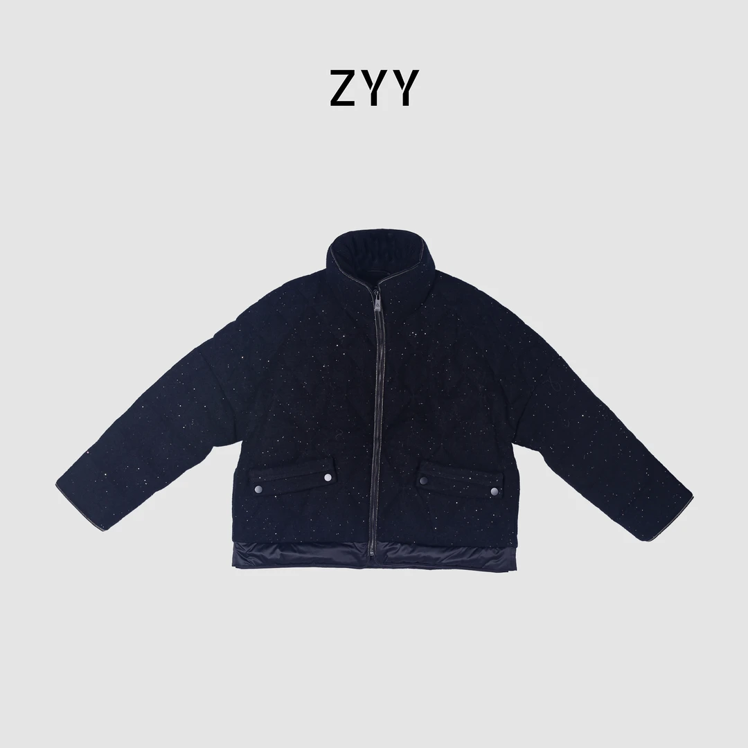 ZYY【日色微明】2025/S新款时髦保暖立领羽绒服X25DYRF05968