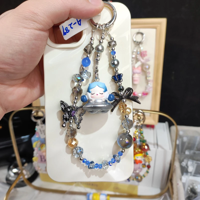 [a-289】原创设计师款手机链钥匙扣包挂车挂挂绳