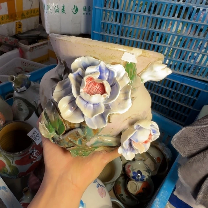 釉下彩手绘（瑕疵慎拍）122