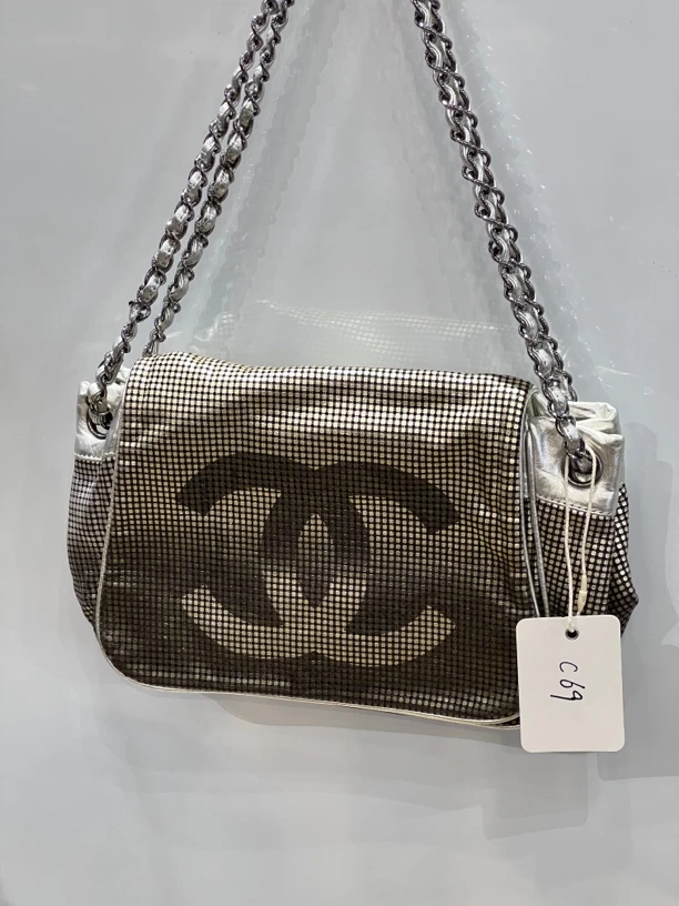 95新 Chanel/香奈儿 夏七中古/chanel单肩包c69