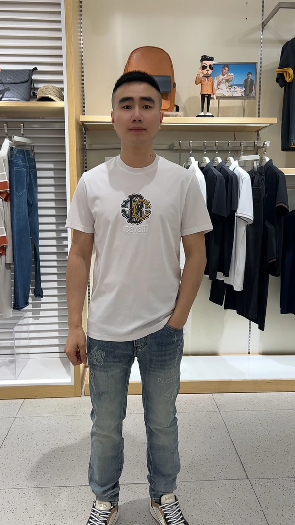 实体店好品质专柜男士圆领短袖体恤248302