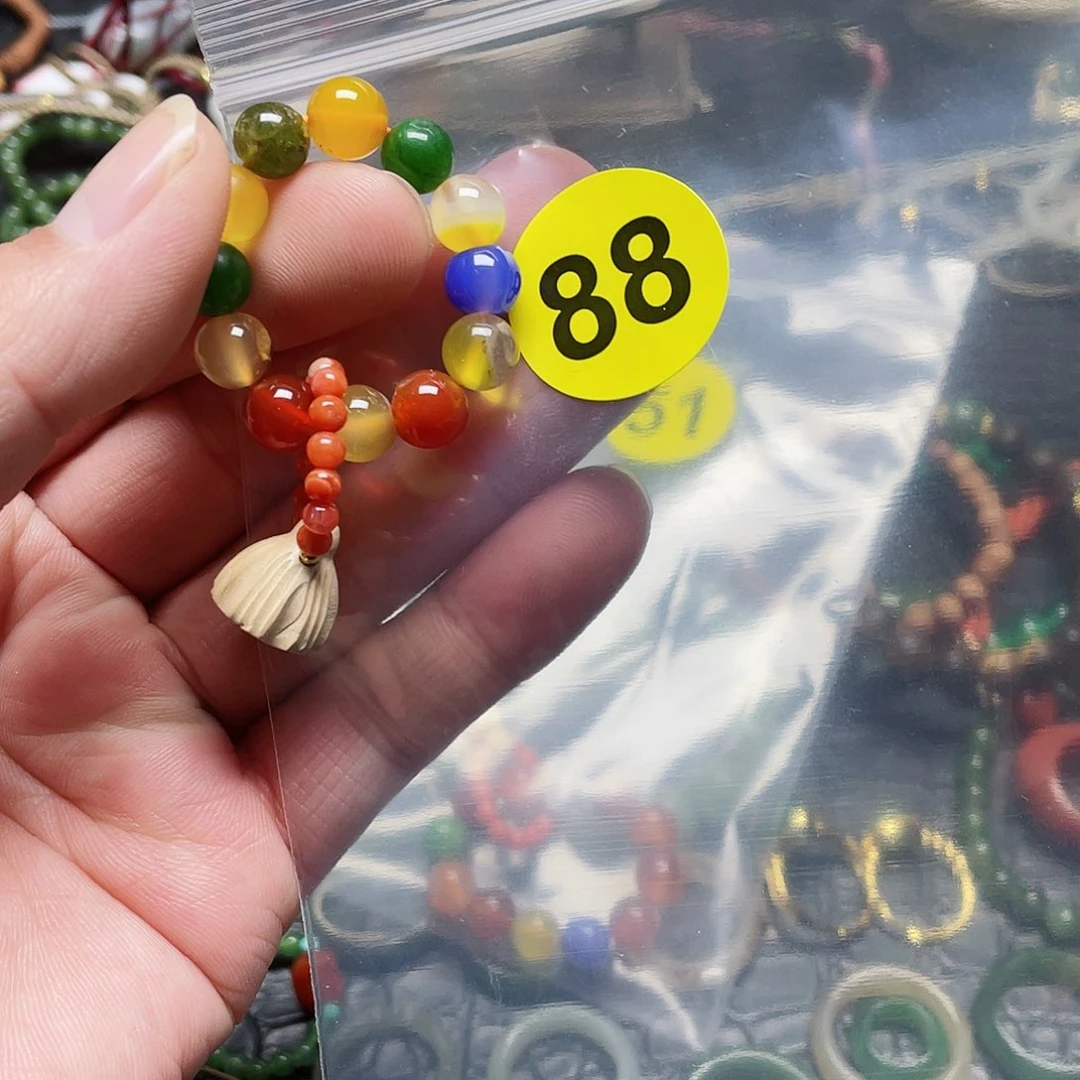 未镶嵌手链南红玛瑙?****?