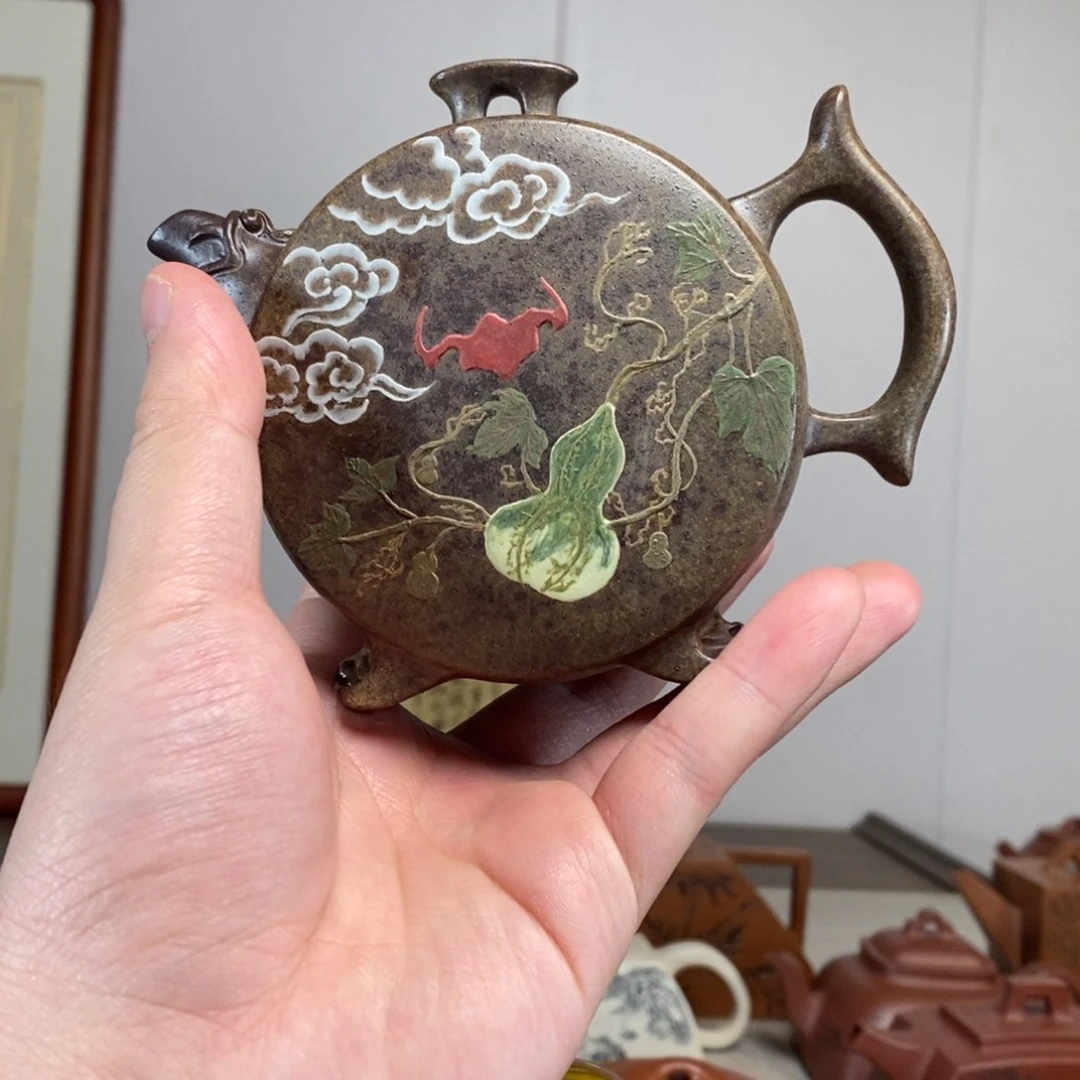 茶壶紫砂原矿泥料传统工艺制作