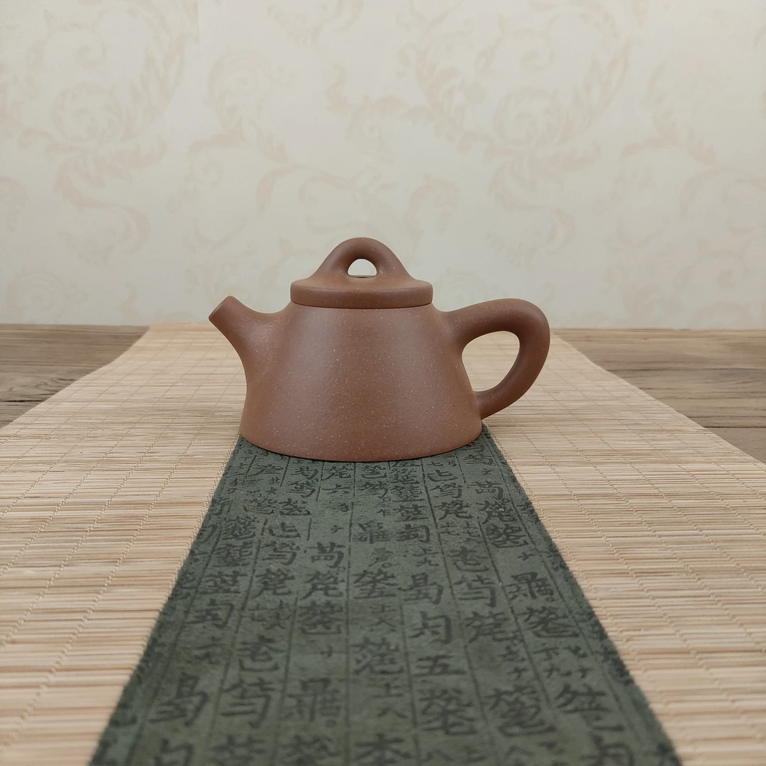 【精工手制】原矿大漠金沙段210ml霸王石瓢壶喀左原矿支持溯源检