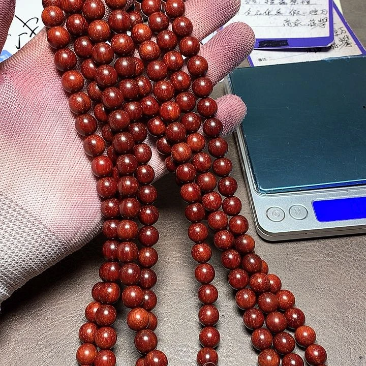 手串/手链小叶紫檀10 108 颗 顶泥多星