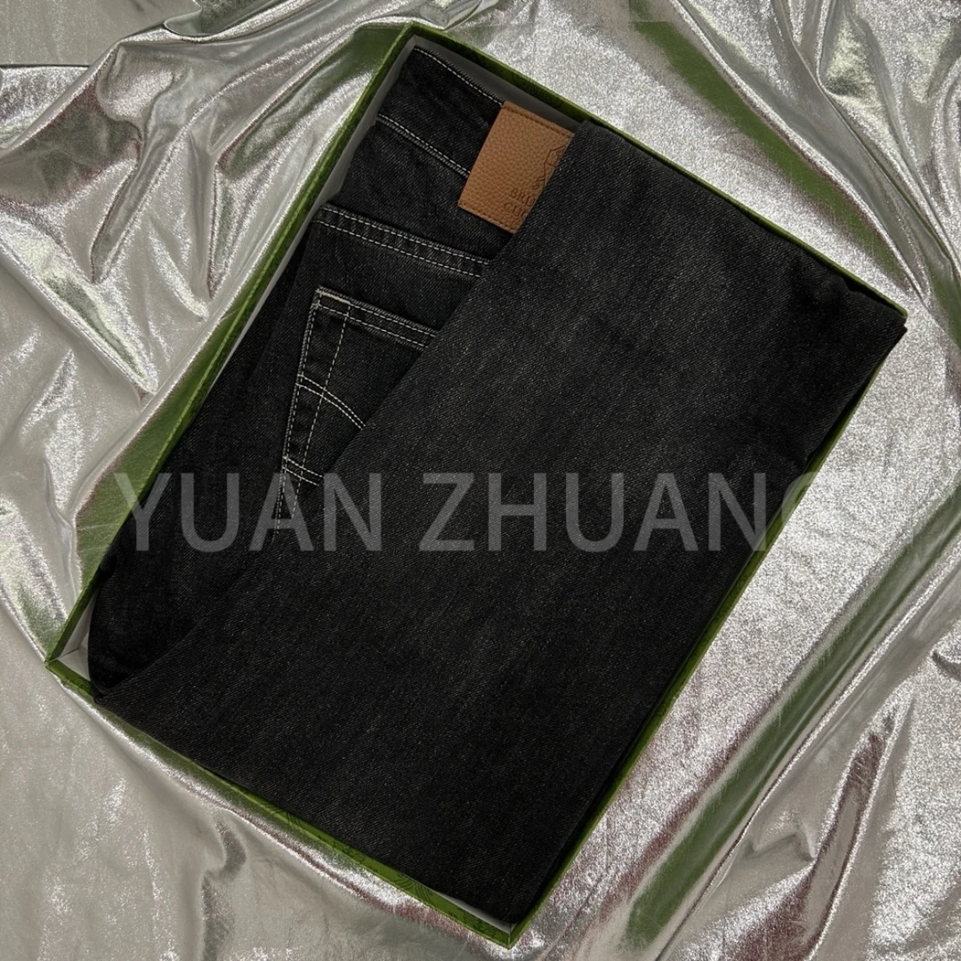 爆 （BF803）秋冬新款时尚百搭轻奢潮牌中腰小直筒洗水牛仔