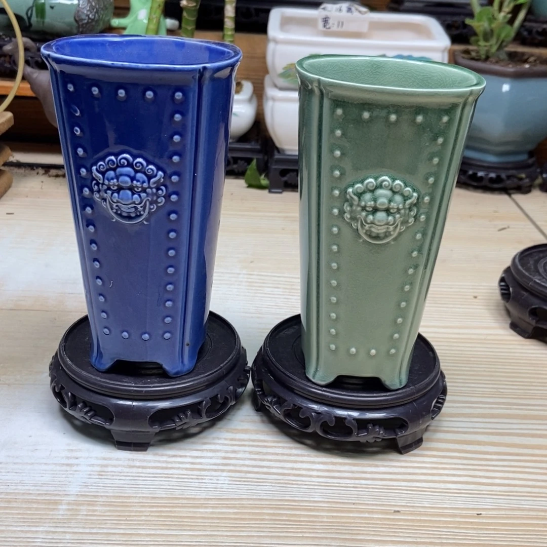 瓷片陶瓷花盆陶瓷艺术