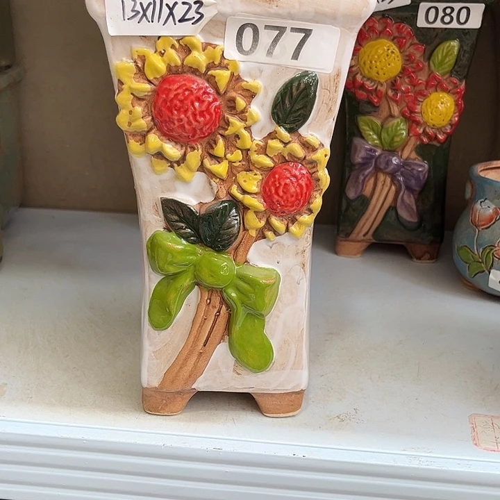 紫砂花盆粗陶材质多肉花盆